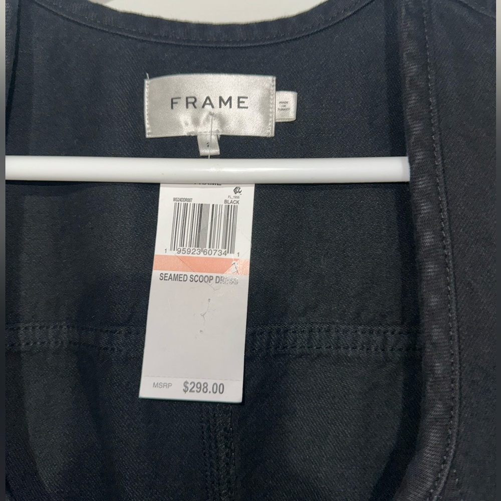 Frame Denim Black Button-Down Dress - Picture 4 of 5